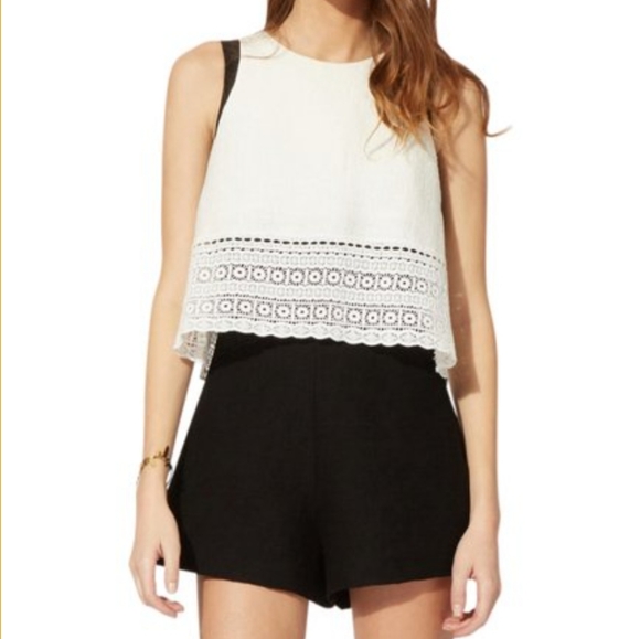 SOLD NWT Maje Color Block Romper - Picture 1 of 10